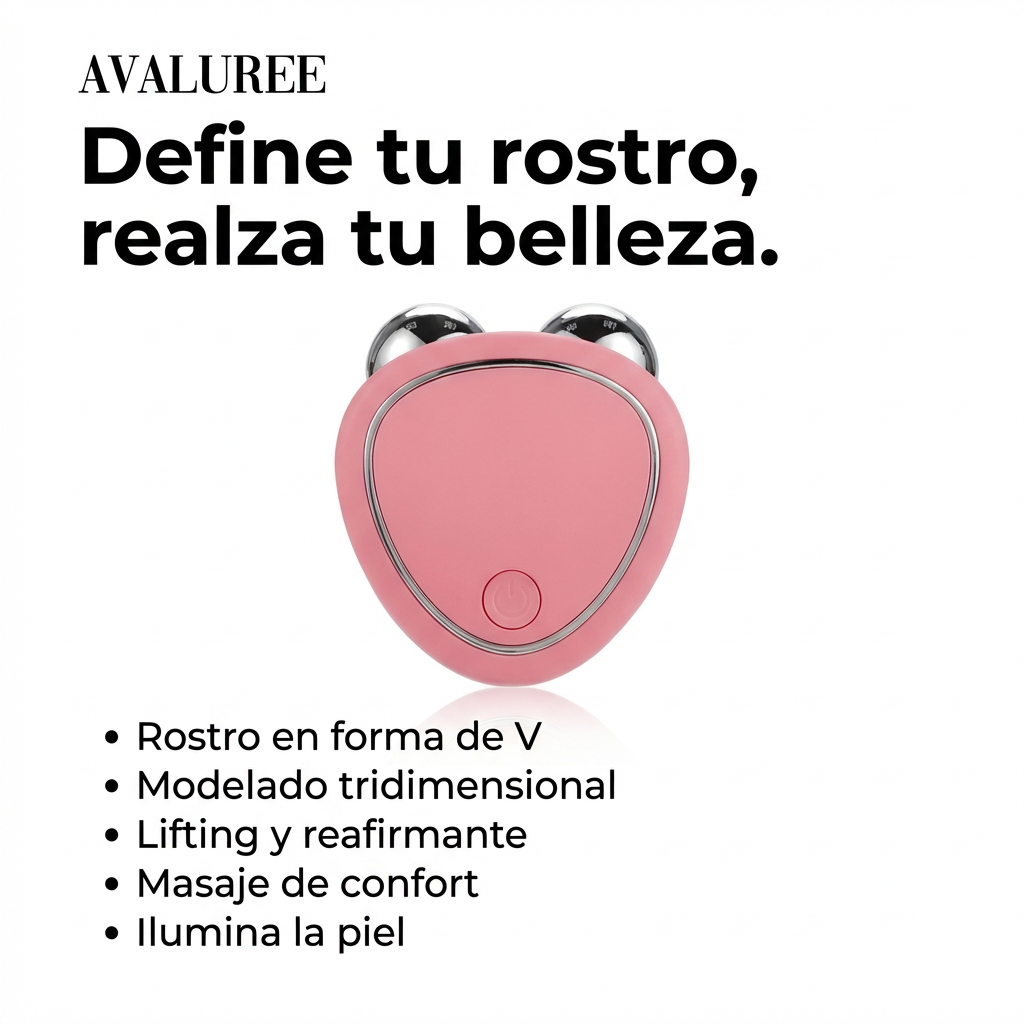 Masajeador Facial de Microcorriente