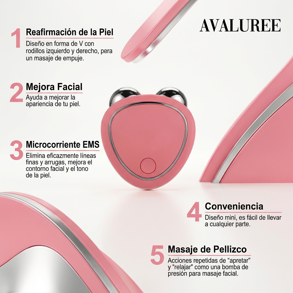 Masajeador Facial de Microcorriente