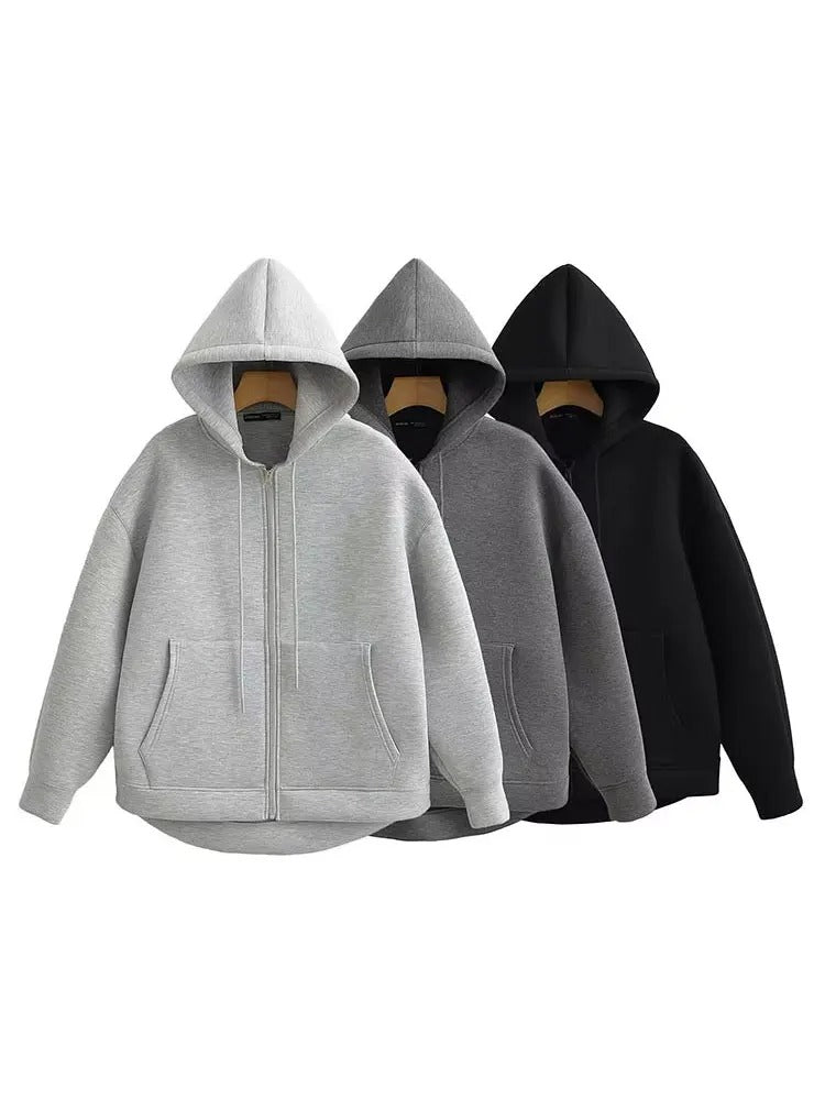 Chaqueta manga larga con capucha